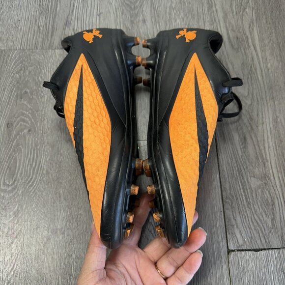 Nike Hypervenom Phelon FG Orange Black Cleats 599730-008 US 7 UK 6 Rare main image 11